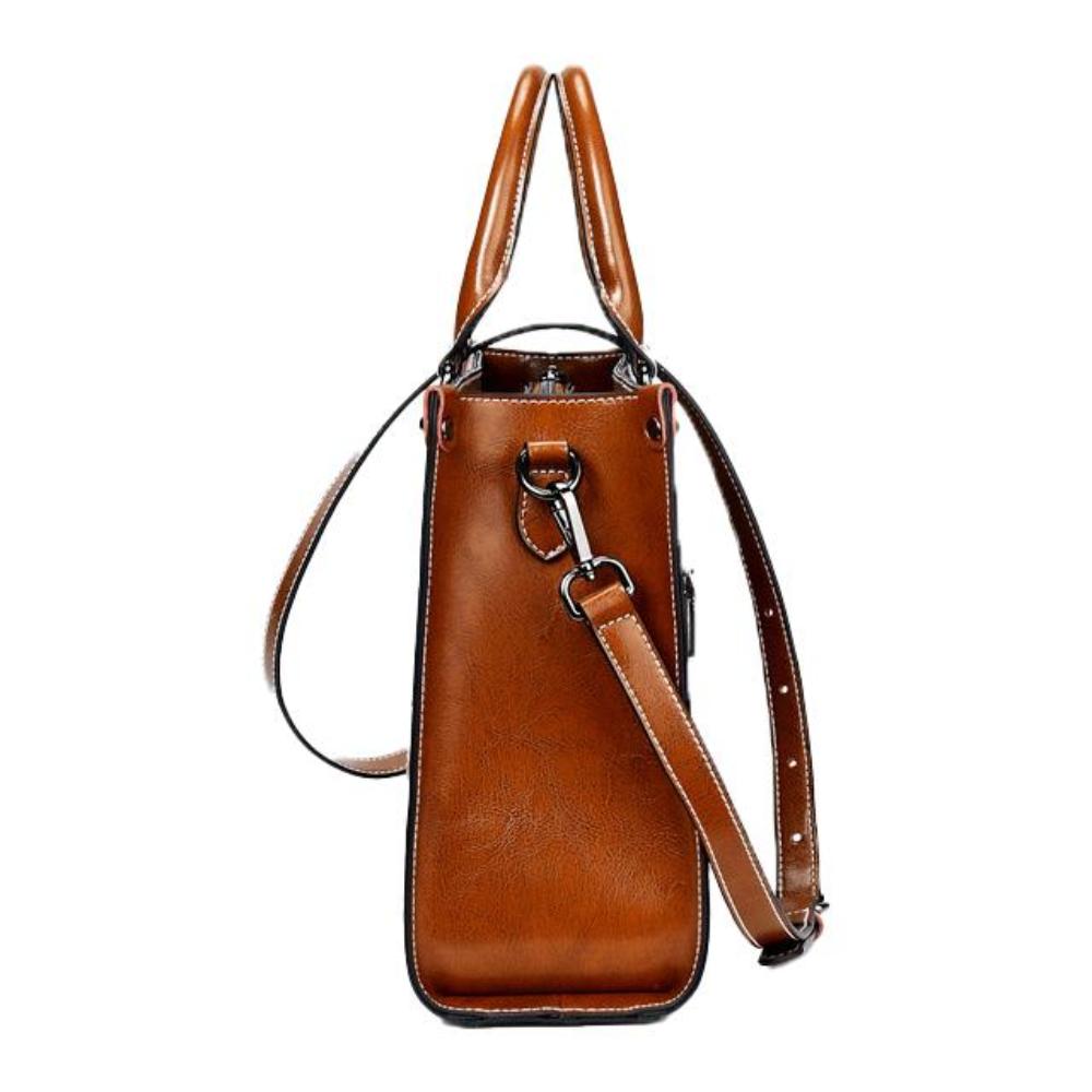 Grace™ | Classic Leather Tote Bag
