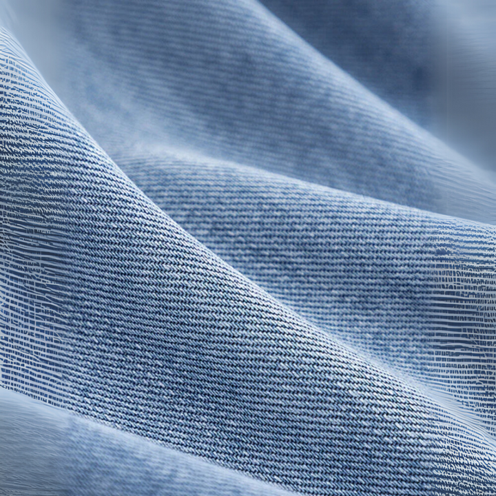 Camden Two-Tone Trench – Denim & Suede Blend