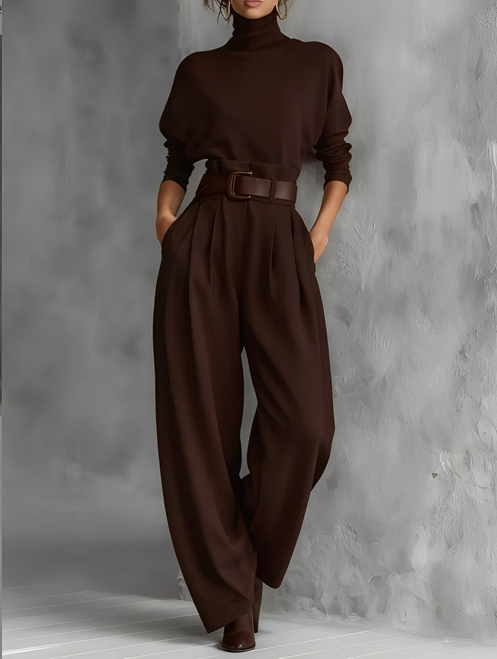 Carisse | Elegant Turtleneck Jumpsuit