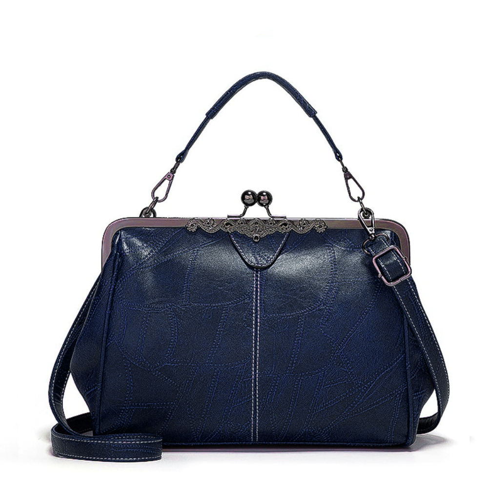 Celeste™ | Vintage Kiss-Lock Shoulder Bag