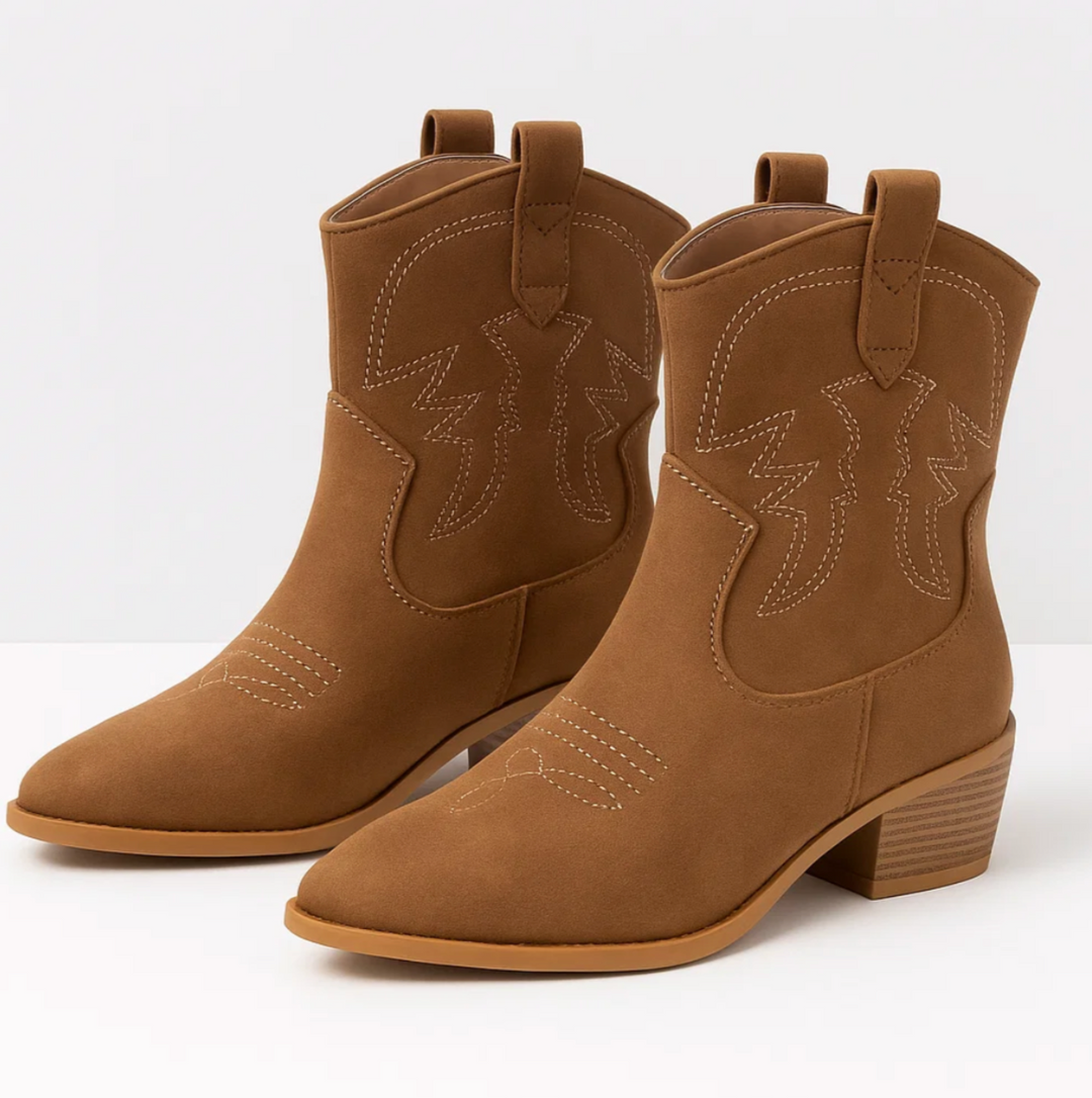 Dallas suede cowboy boots